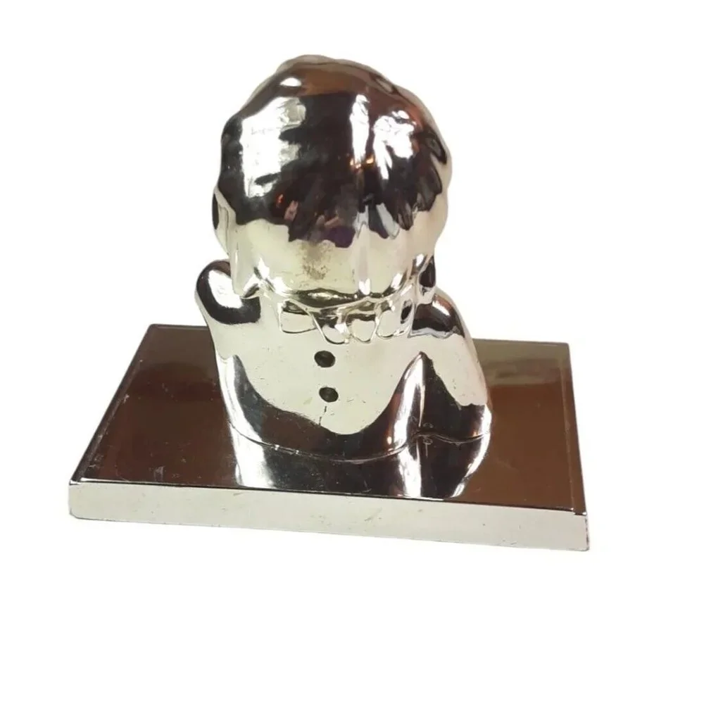 Metal Chrome‎ Angel Stocking Holder Hanger Shiny Design/GC